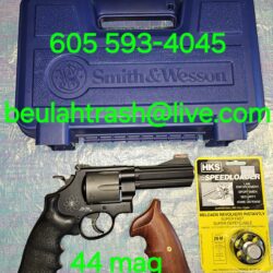 Ultralight BEAR SPRAY 44 Magnum Smith & Wesson 329 Titanium & Scandium AirLite Revolver