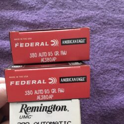 3 Boxes of .380 Ammo (150 Rounds)